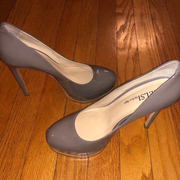 Kelsi by Kelsi Dagger Laurie Grey Patent Pump 8.5 - Picture 8 of 9